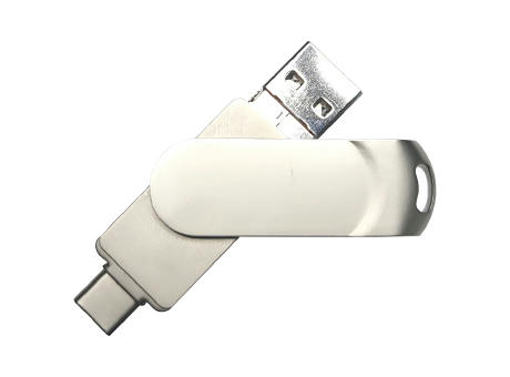 USB-Stick 4in1 OTG 06 USB 3.0 Flash Disk   8 GB Silber