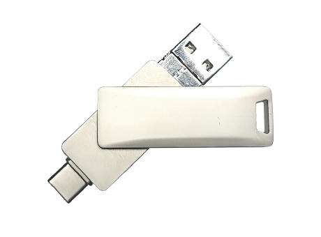 USB-Stick 4in1 OTG 07 USB 3.0 Flash Disk   8 GB Silber