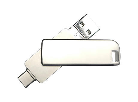 USB-Stick 4in1 OTG 08 USB 3.0 Flash Disk   8 GB Silber