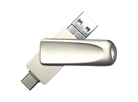 USB-Stick 4in1 OTG 10 USB 3.0 Flash Disk   8 GB Silber