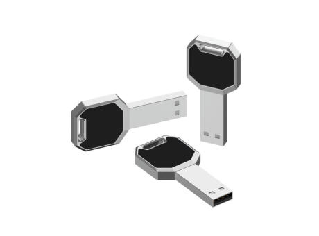 USB-Stick LED 05 USB 2.0 COB   1 GB Silber
