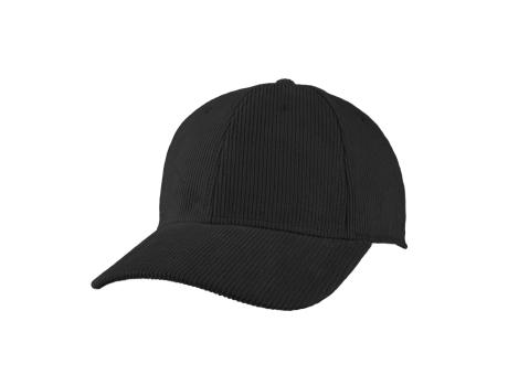 Luxury Fine Rib Cap Schwarz