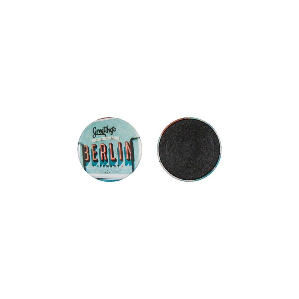 Metallbutton 37mm mit Magnet