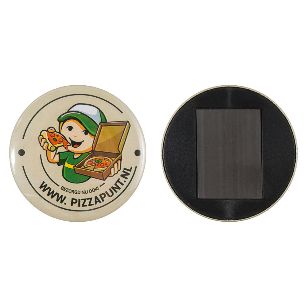 Metallbutton 75mm mit Magnet