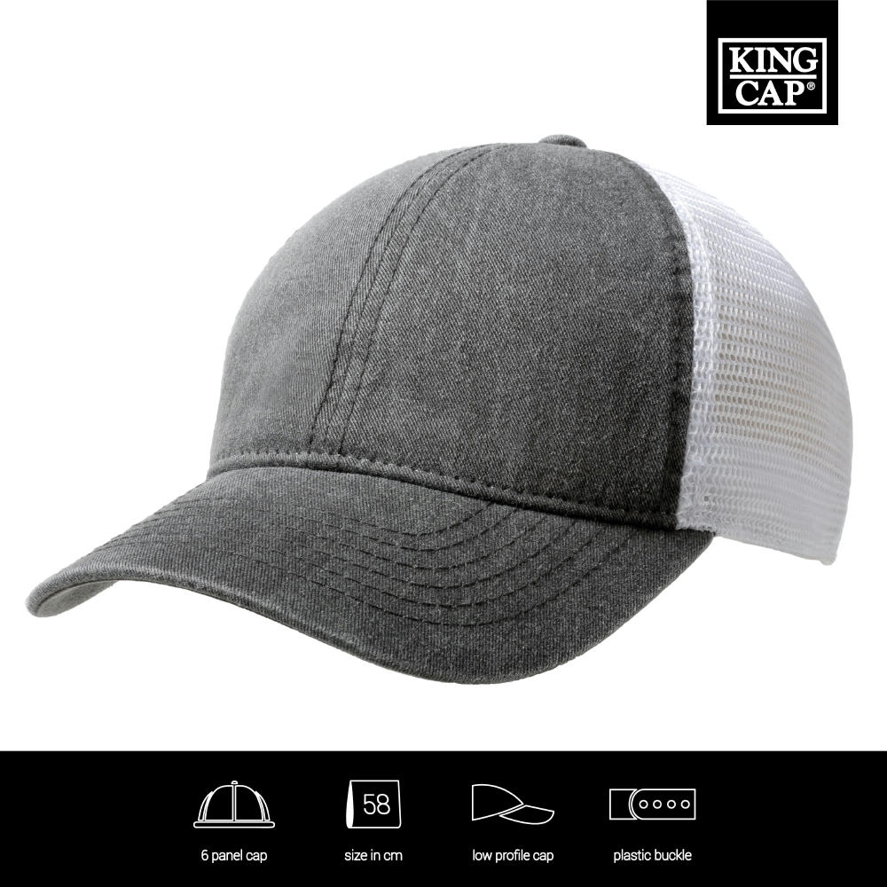 Washed Cotton Soft Mesh Trucker Cap