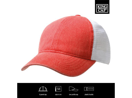 Washed Cotton Soft Mesh Trucker Cap