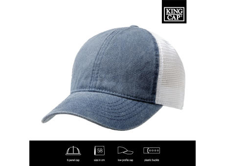 Washed Cotton Soft Mesh Trucker Cap