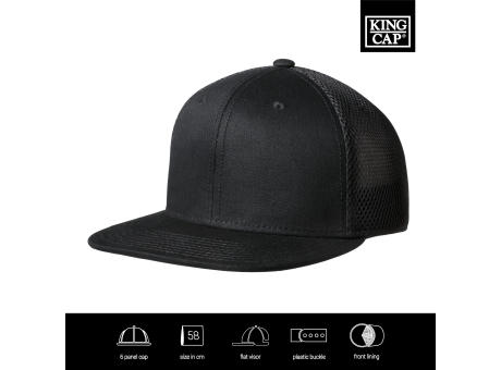 Exclusive Snap Back Flat Visor Airmesh Cap