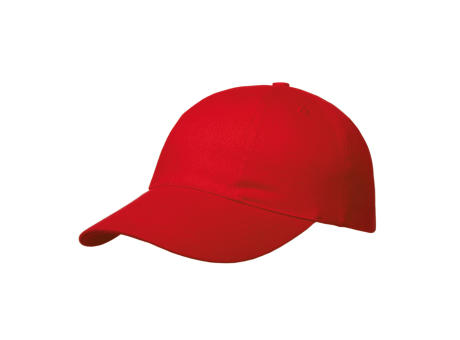 Brushed 6 Panel Cap, Turned Top