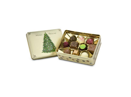 Geschenkartikel / Präsentartikel: Merry Praliné - Pralinendose mit 125 g 