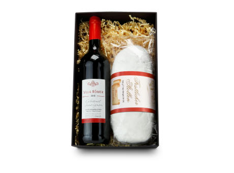 Geschenkset / Präsenteset: Rotwein & Stollen