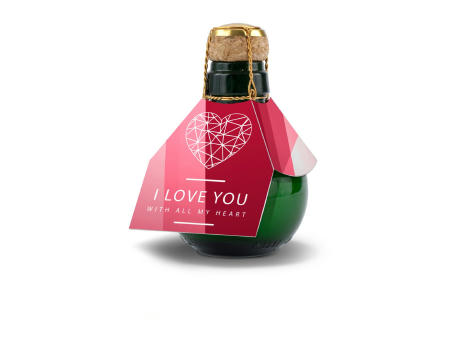 Kleinste Sektflasche der Welt! I love u - Ohne Geschenkkarton, 125 ml