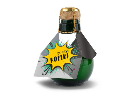 Kleinste Sektflasche der Welt! Du bist Bombe - Ohne Geschenkkarton, 125 ml