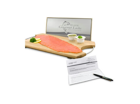 Geschenkartikel / Präsentartikel: Lachs-Gutschein: Gourmet