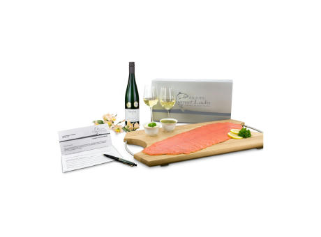 Geschenkartikel / Präsentartikel: Lachs-Gutschein: Genießer