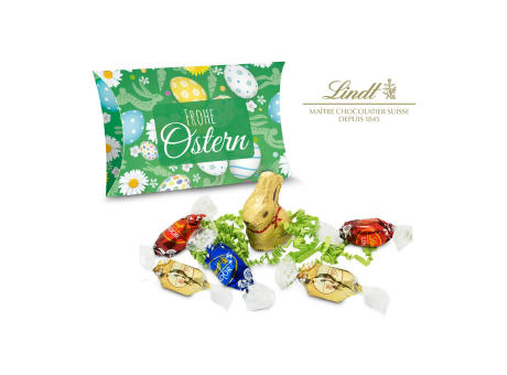 Geschenkartikel / Präsentartikel: Lindt Ostertasche inkl. Lindt-Goldhase - auch in individueller Kissenverpackung