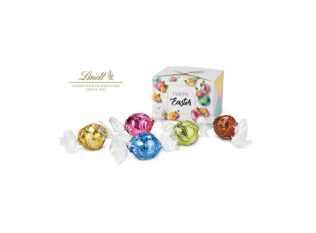 Geschenkartikel / Präsentartikel: Lindt Osterfreude - mit 5 Lindt Lindorkugeln, auch in individueller Pralinenschachtel