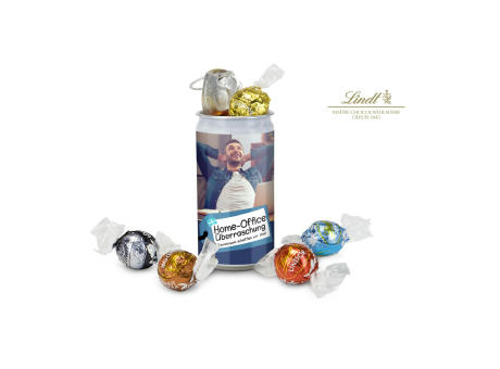 Geschenkartikel / Präsentartikel: Lindt-Geheimnis Home-Office Überraschung, inkl. 6 verschiedenen Lindor Kugeln