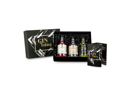 Geschenkset / Präsenteset: Gin-Tasting, 3 exklusive Gin-Sorten