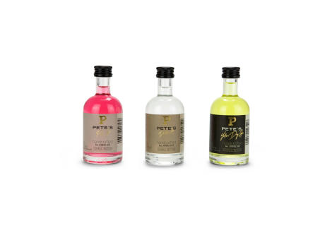 Geschenkset / Präsenteset: Gin-Tasting, 3 exklusive Gin-Sorten