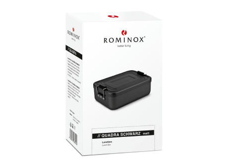 ROMINOX® Lunchbox // Quadra Schwarz matt