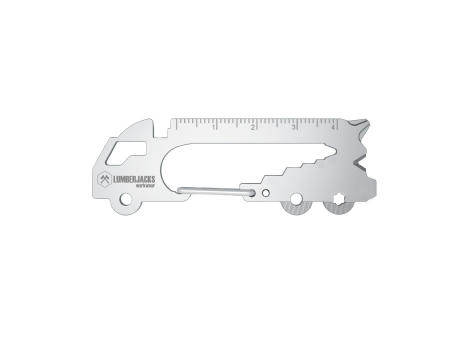 Geschenkartikel: ROMINOX® Key Tool Truck / LKW (22 Funktionen) im Motiv-Mäppchen Merry Christmas