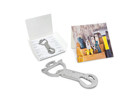 Geschenkartikel: ROMINOX® Key Tool Snake (18 Funktionen) im Motiv-Mäppchen Werkzeug