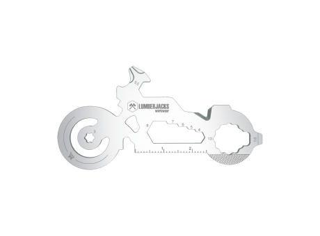 Geschenkartikel: ROMINOX® Key Tool Motorbike / Motorrad (21 Funktionen) im Motiv-Mäppchen Danke