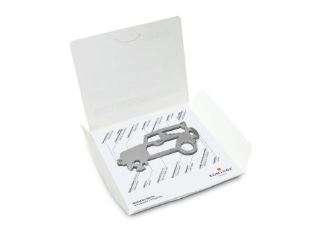 Geschenkartikel: ROMINOX® Key Tool SUV / Auto (19 Funktionen) im Motiv-Mäppchen Merry Christmas