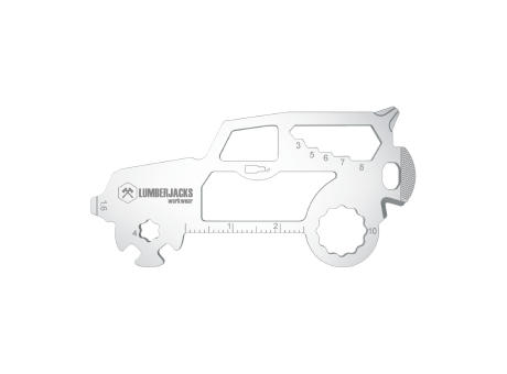 Geschenkartikel: ROMINOX® Key Tool SUV / Auto (19 Funktionen) im Motiv-Mäppchen Osterhase