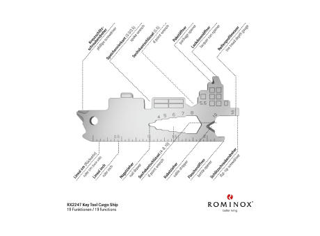 Geschenkartikel: ROMINOX® Key Tool Cargo Ship / Containerschiff (19 Funktionen) im Motiv-Mäppchen Osterhase