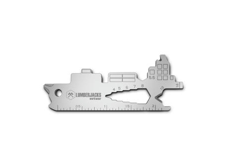 Geschenkartikel: ROMINOX® Key Tool Cargo Ship / Containerschiff (19 Funktionen) im Motiv-Mäppchen Osterhase