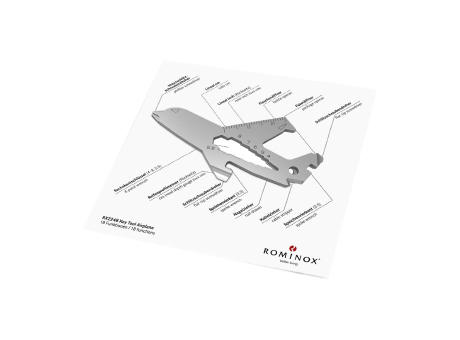 Geschenkartikel: ROMINOX® Key Tool Airplane / Flugzeug (18 Funktionen) im Motiv-Mäppchen Werkzeug