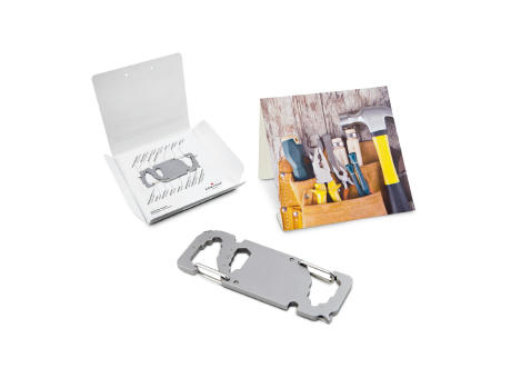 Geschenkartikel: ROMINOX® Key Tool Link (20 Funktionen) im Motiv-Mäppchen Werkzeug