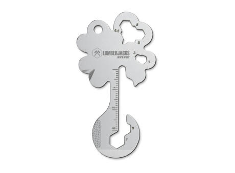 Geschenkartikel: ROMINOX® Key Tool Lucky Charm / Kleeblatt Glücksbringer (19 Funktionen) im Motiv-Mäppchen Frohe Weihnachten