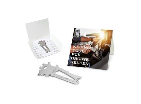 Geschenkartikel: ROMINOX® Key Tool Lion (22 Funktionen) im Motiv-Mäppchen Große Helden