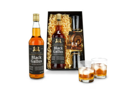 Geschenkset / Präsenteset: Black Gallus Whisky