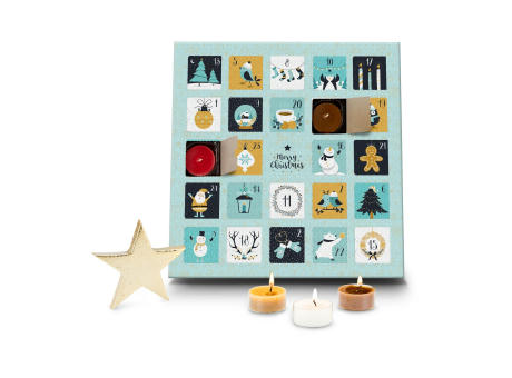 Geschenkartikel / Präsentartikel : Duftkerzen Adventskalender Charming Christmas