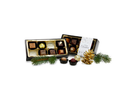 Geschenkartikel / Präsentartikel: Pralinenschachtel Merry Christmas