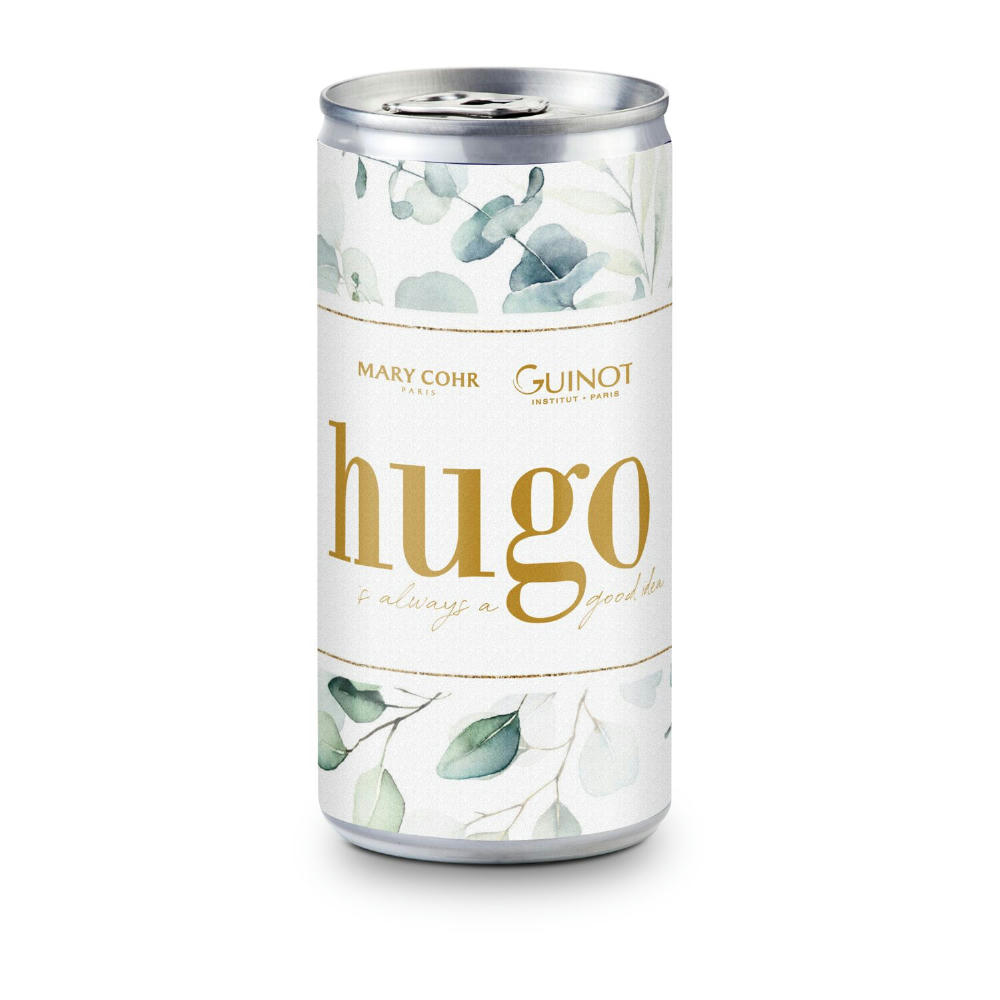 Hugo, alkoholischer Cocktail - Folien-Etikett, 200 ml