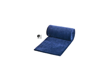 Fleecedecke Basic navy - 120 x 150 cm, 180 g/m²