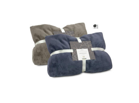 Fernsehdecke Comfort - Schieferblau - 150 x 200 cm, 230 g/m²