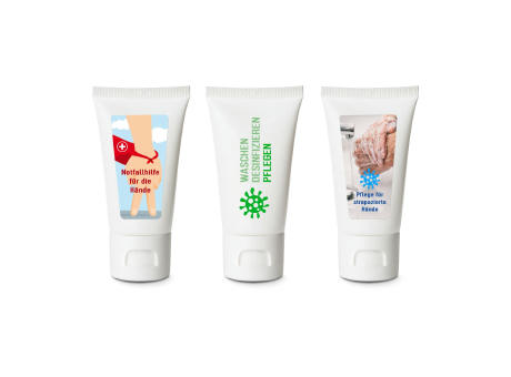 Pflegetube Basic 50 ml - Hand- und Nagelcreme sensitiv mit Aloe Vera, Sheabutter, Mandelöl & Avocadoöl