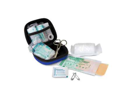 First Aid Kit blau - Erste Hilfe Set, 12-teilig, deutsche Markenware