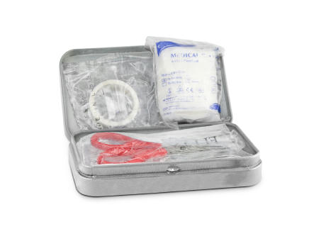 First Aid Box Compact, 27-teilig in Metalldose