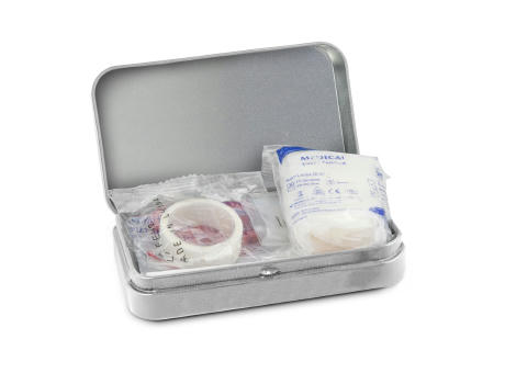 First Aid Box Compact, 27-teilig in Metalldose