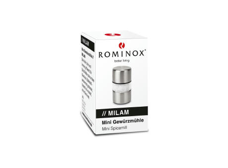 ROMINOX® Mini Salz- oder Pfeffermühle // Milam