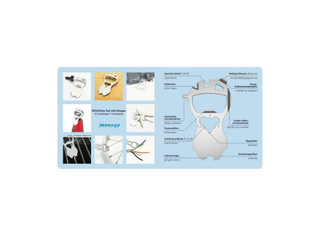 ROMINOX® Key Tool // Little Shopper - 14 functions (Männchen)