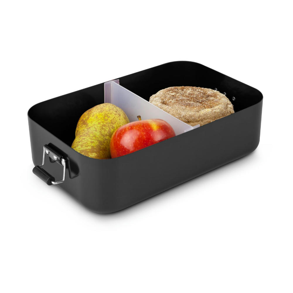 ROMINOX® Lunchbox // Quadra Schwarz matt XL