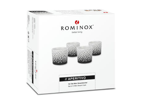 ROMINOX® 4er Set Mini Snackbecher // Aperitivo